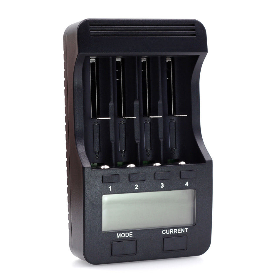 4-Bay Smart Battery charger /Capacity Tester for 18650 26650 AA AAA Battery Test 