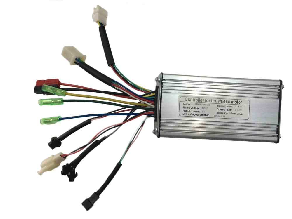 Electric Bike Brushless Motor Controller 36V-250W/48V-350W for Electric Scooters