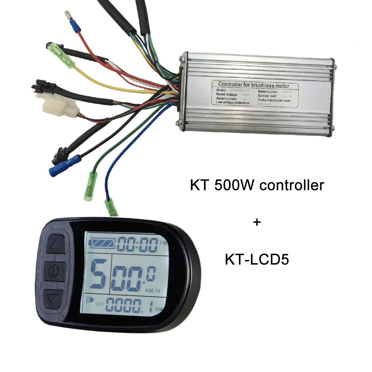 48V /36V 22A KT Controller Waterproof For 500W 750W Brushless Electric Bicycle