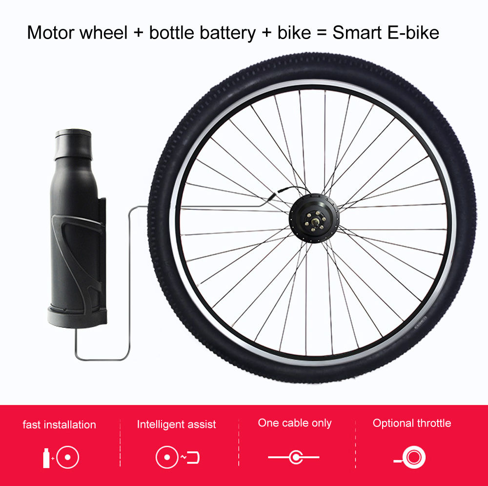 boot Gezichtsveld Beg buy Wireless Best Electric bike Conversion Kit front wheel eekit with  battery at bike shop near me