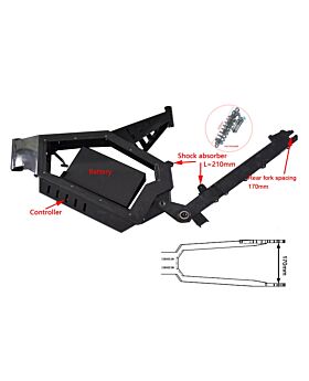 3000W 5000W 8000W Bomber Electric bike Frame (Customize is available)
