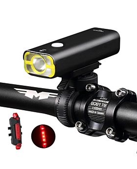 400 Super Bright, bright, lumens USB rechargeable bike light with 5 lighting modes