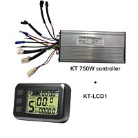 KT 36V 48V 500W ebike controller with KT-LCD5 ebike display