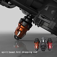Motorcycle Anti Dropping Rod Motorbike Motor Anti Wrestling Rubber Safety Protection 
