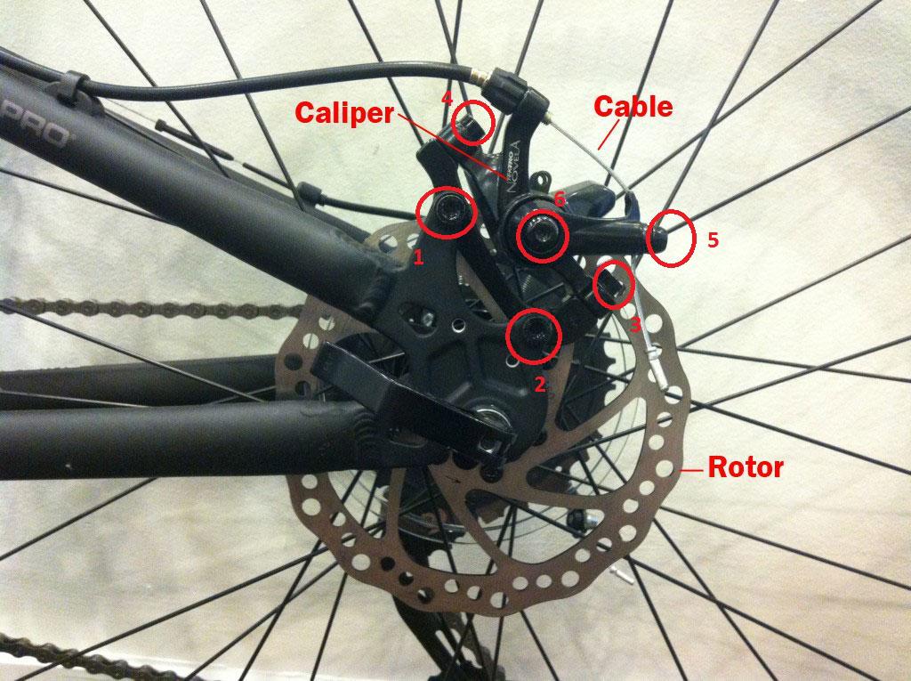 bicycle mechanical disc brake structure