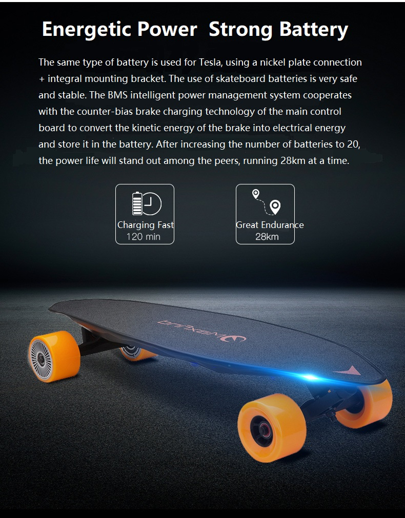 MAX-2 electric scooter 4 wheel electric longboard dual motor skateboard