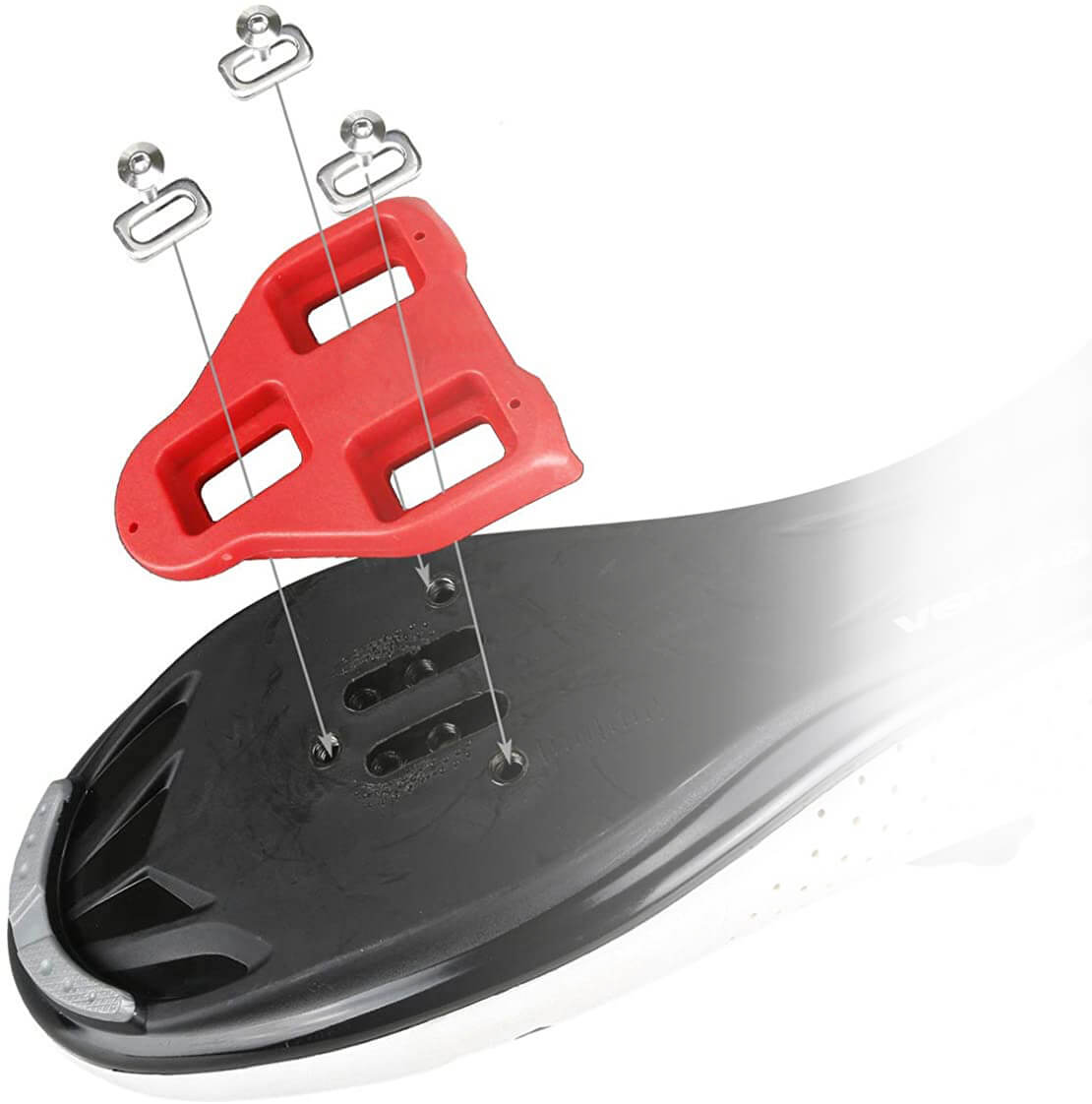  Bike Cleats Pedals cleats Compatible with Look Delta ( Incompatible with KEO Or SHIMANO)--Tacos de bicicleta Tacos de pedales compatibles con Look Delta (incompatible con KEO o SHIMANO) 