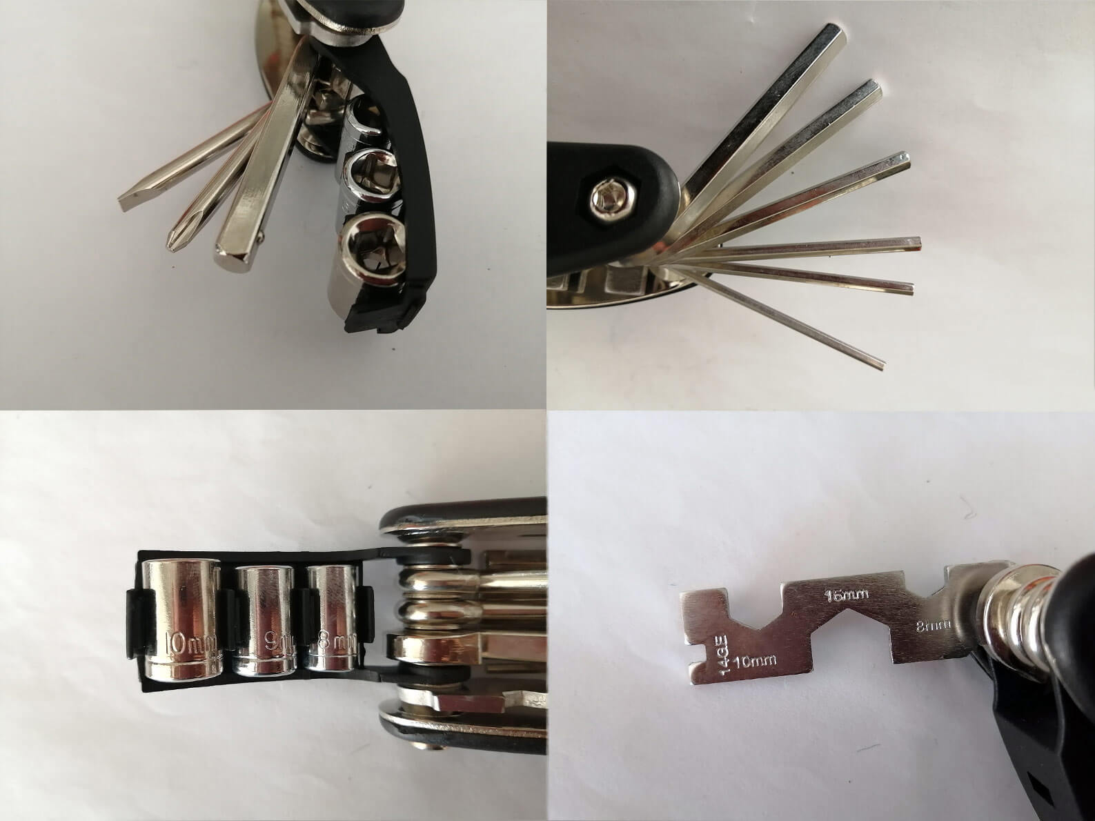 MTB Portable Socket Bicycle Multifunction Tools Wrench Screwdriver Allen Fix Repairing Kit Pocket Tool