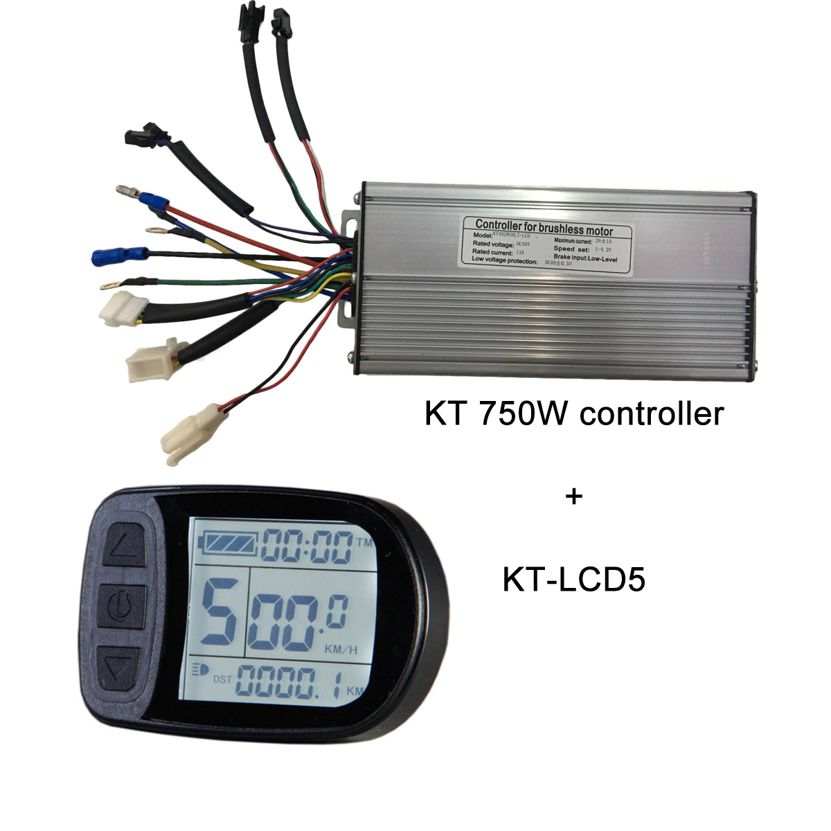 Electric bicycle 48V 1000-2000W 18 Mosfet Controller LED LCD3 LCD8 Display Ebike
