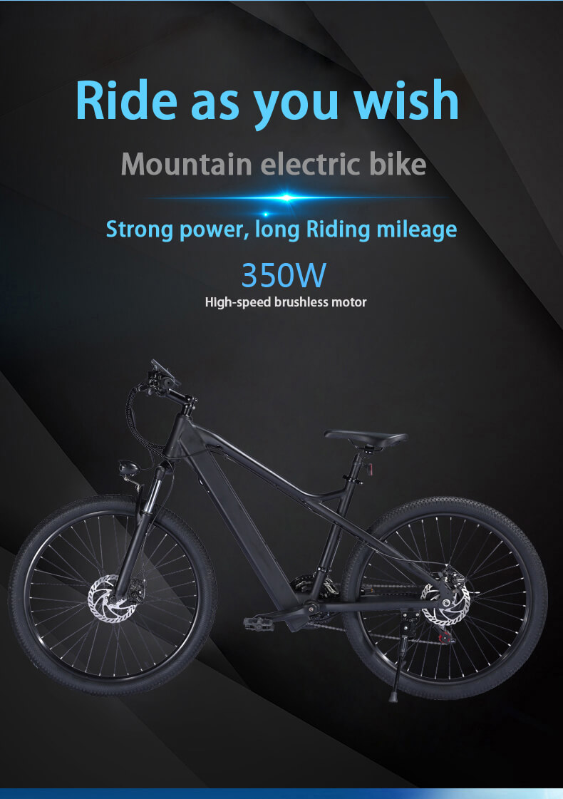 26inch electric mountain bike 36V 350W ebike