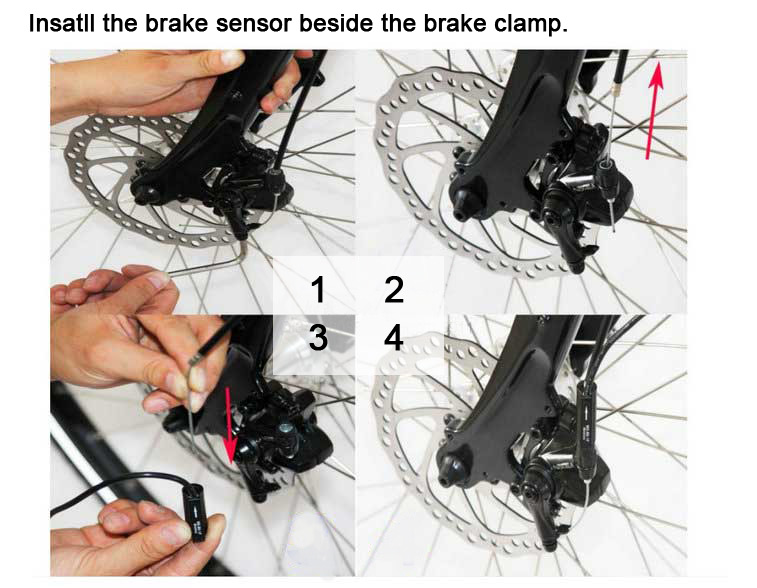 electric bicycle brake sensor