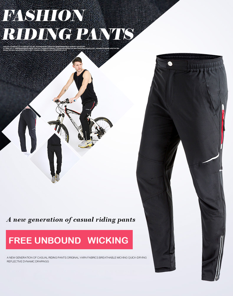 Spring Autumn Cycling Pants Long Sport Pants 